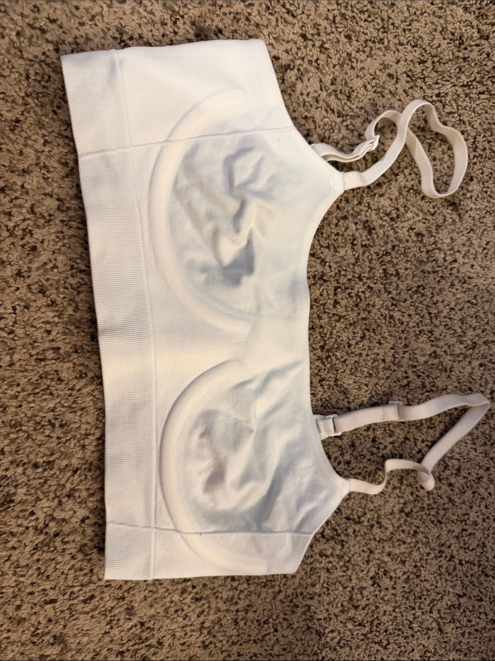 Everyday Comfort White Seamless Bralette